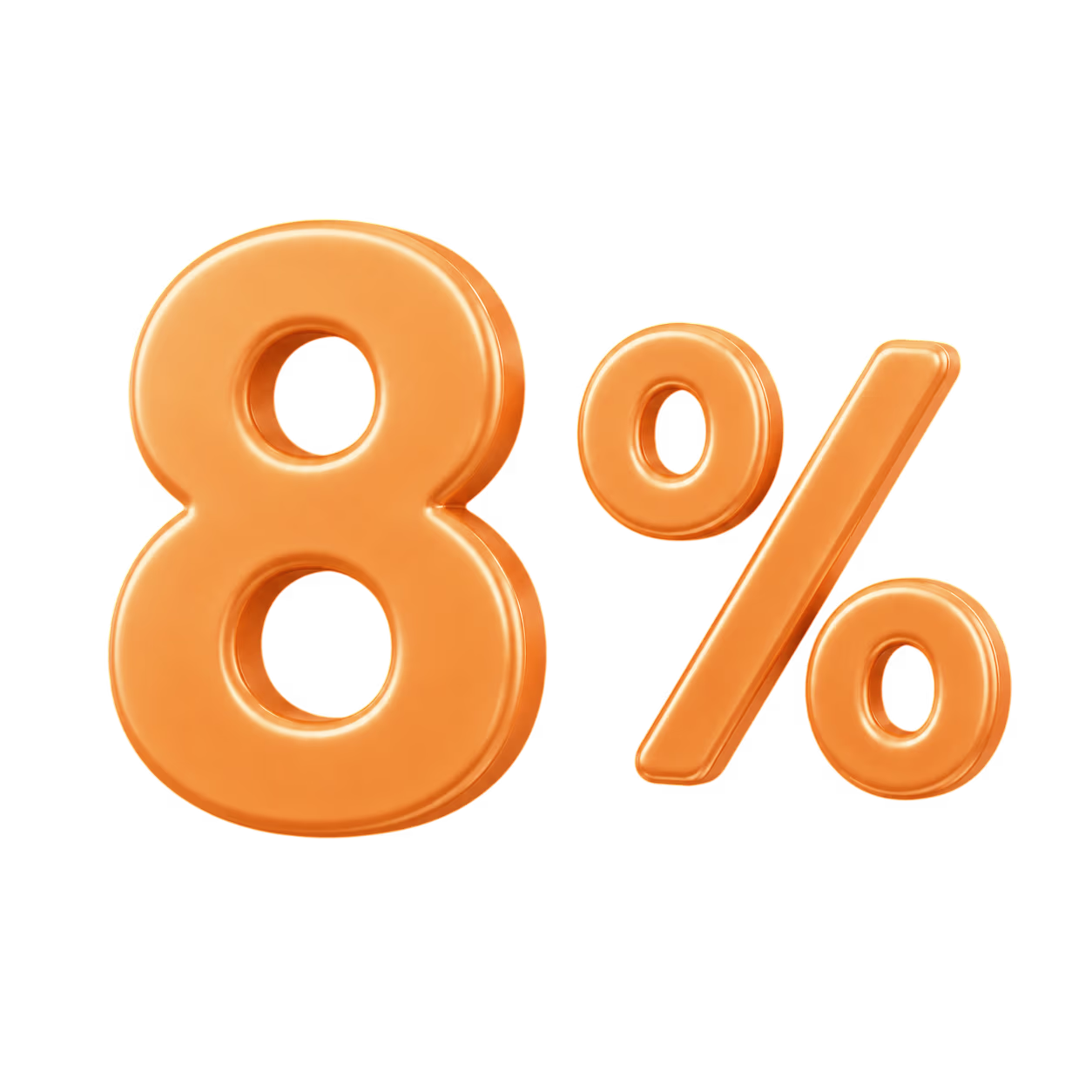 8 %